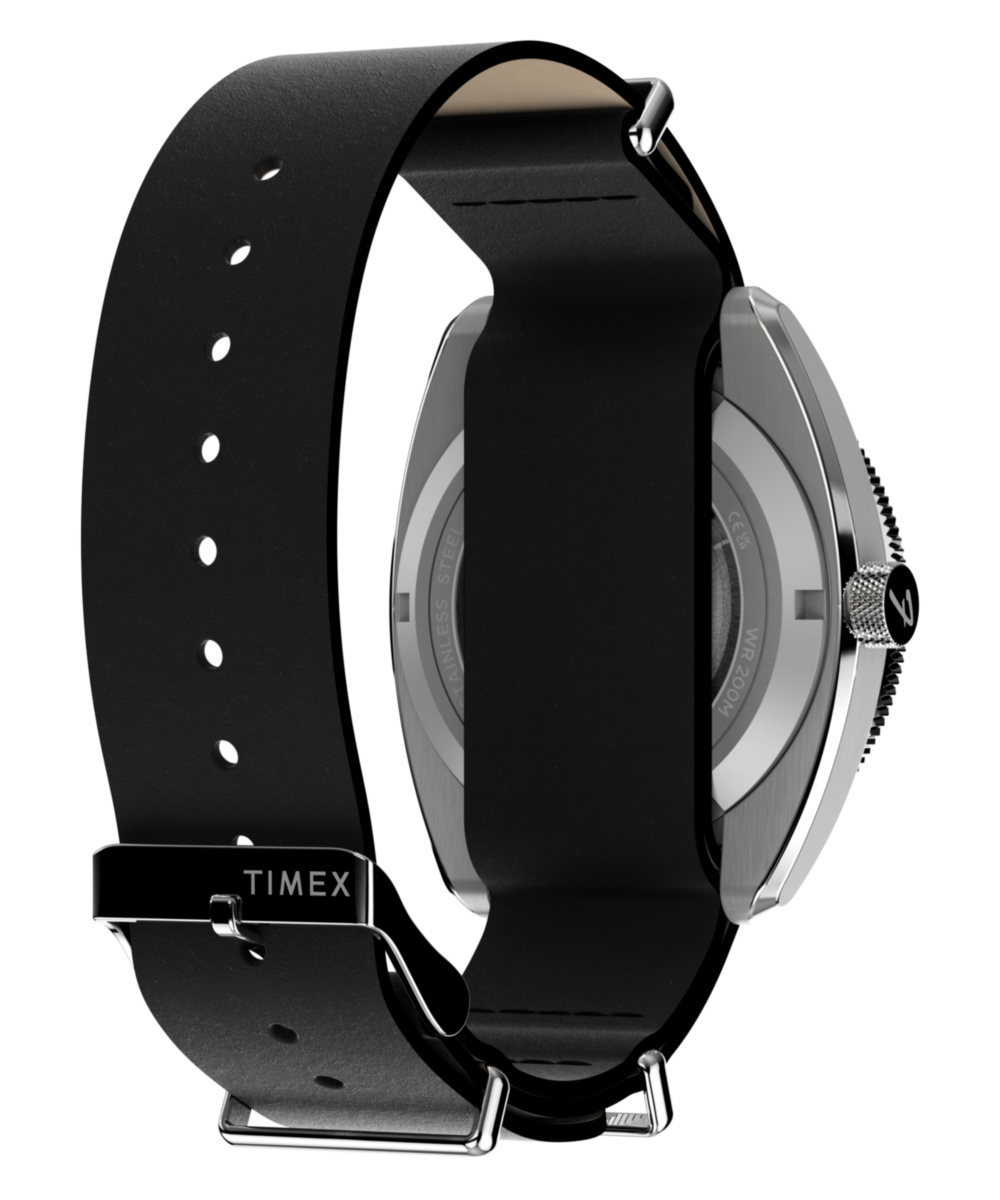 Timex x Fender Telecaster, Brown dial, Black leather band