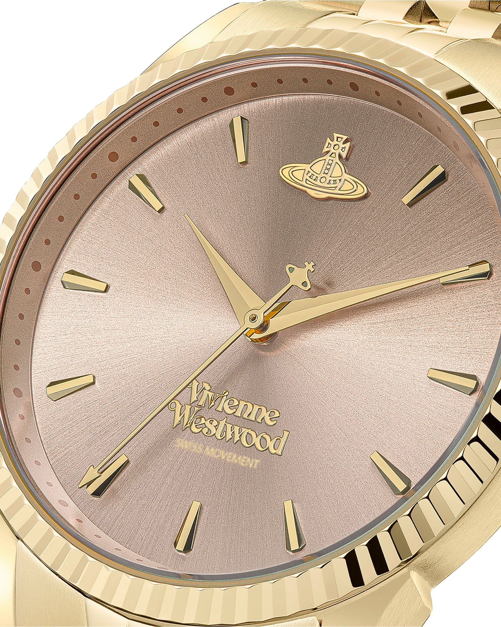 Vivienne Westwood Seymour Rose gold Dial Stainless Steel Women's Watch VV240PKGD