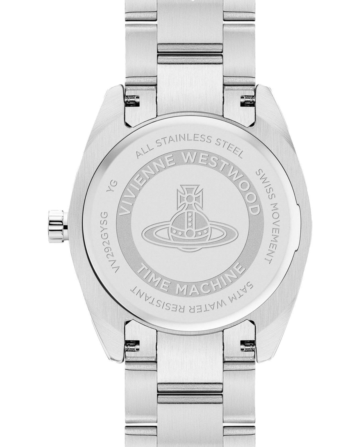 Vivienne Westwood Fenchurch Silver Dial Two Tone Strap Watch