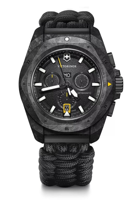Victorinox Inox 43 Chrono Black Case Dial Watch 241989.1