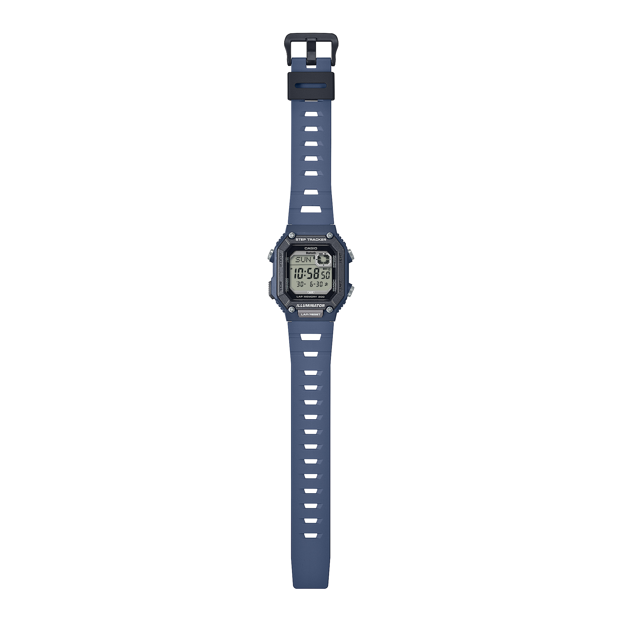Casio Collection Standard Navy Resin Band Watch WSB1000-2A