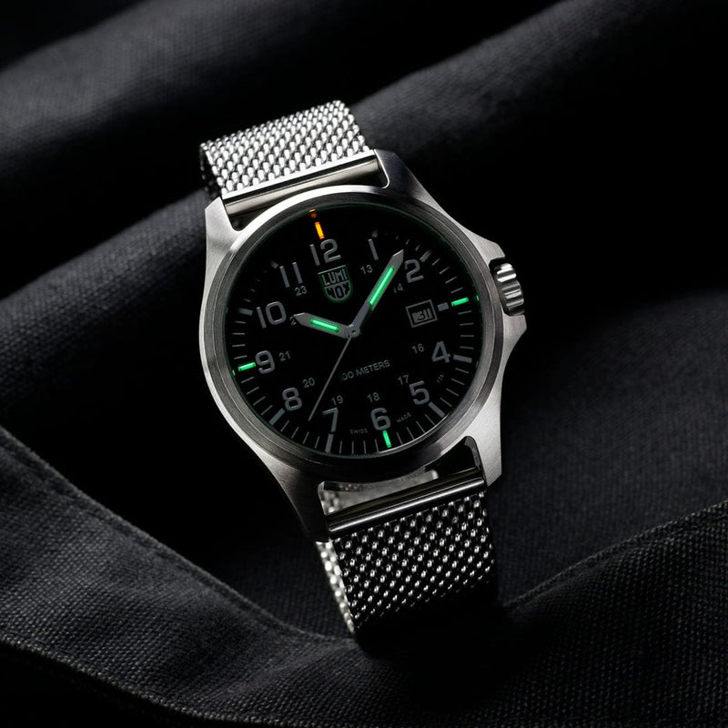 Luminox Patagonia Black Dial Black Stainless Steel Watch X2.2501.M