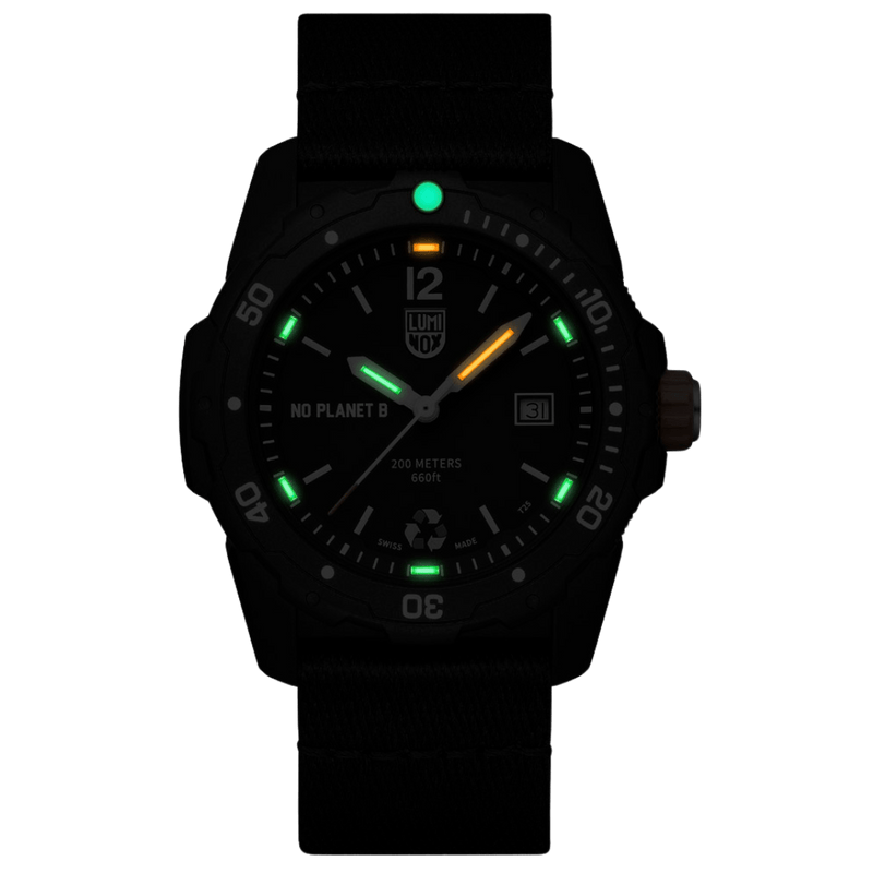 Luminox Bear Grylls Survival Eco Black Dial Black Fabric Watch XB.3722.ECO