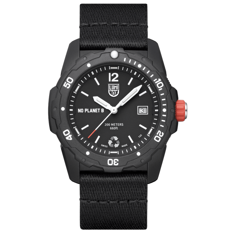 Luminox Bear Grylls Survival Eco Black Dial Black Fabric Watch XB.3722.ECO