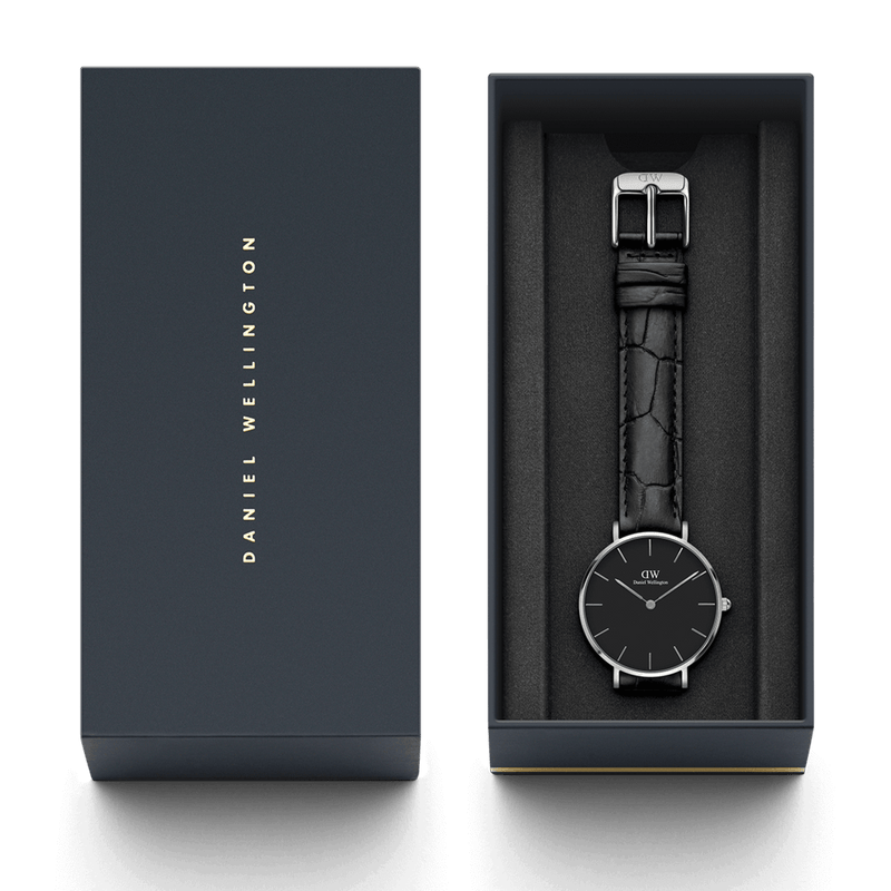 Daniel Wellington Petite 28mm Reading Black Dial Watch DW00100235