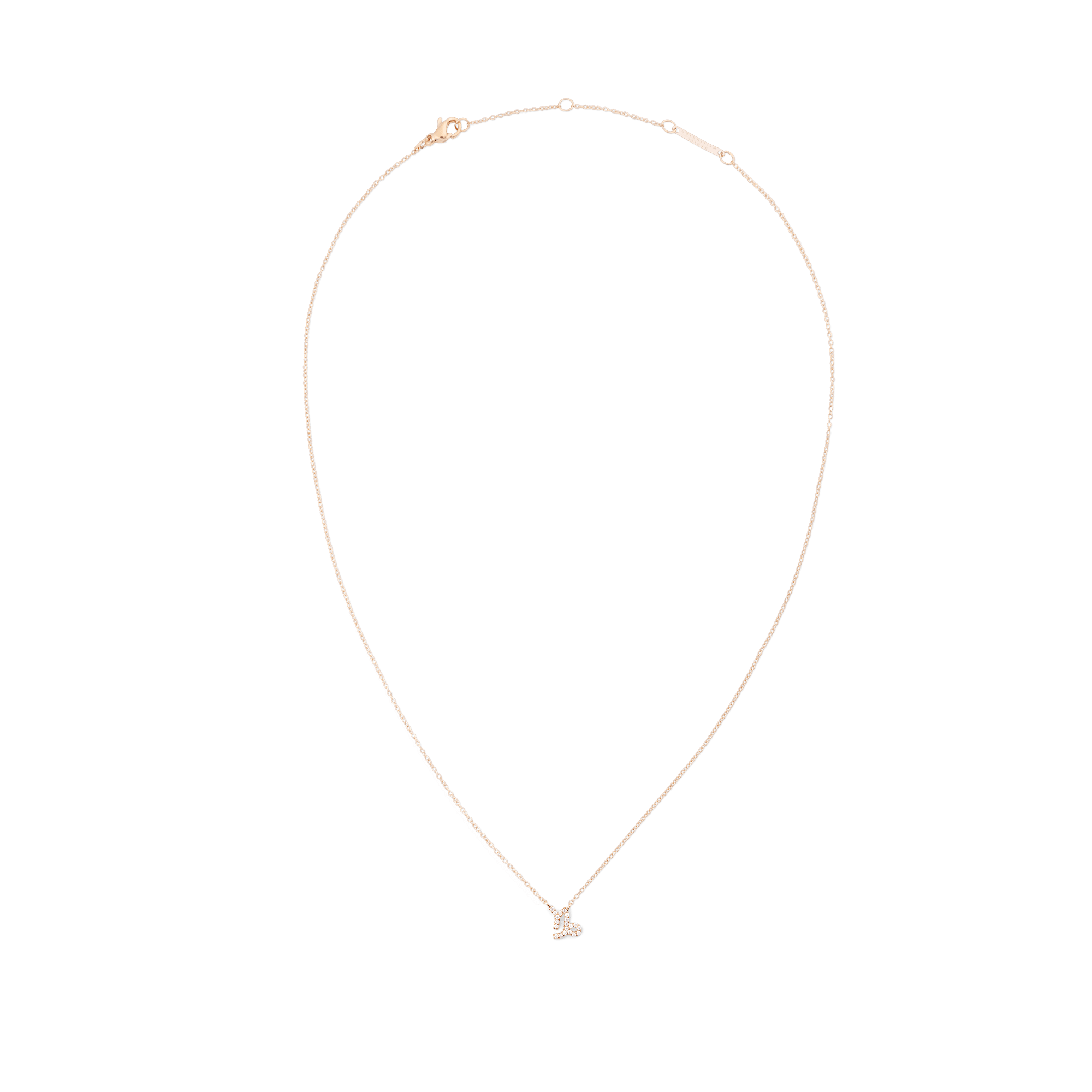 Daniel Wellington Zodiac Crystal Necklace Rose Gold