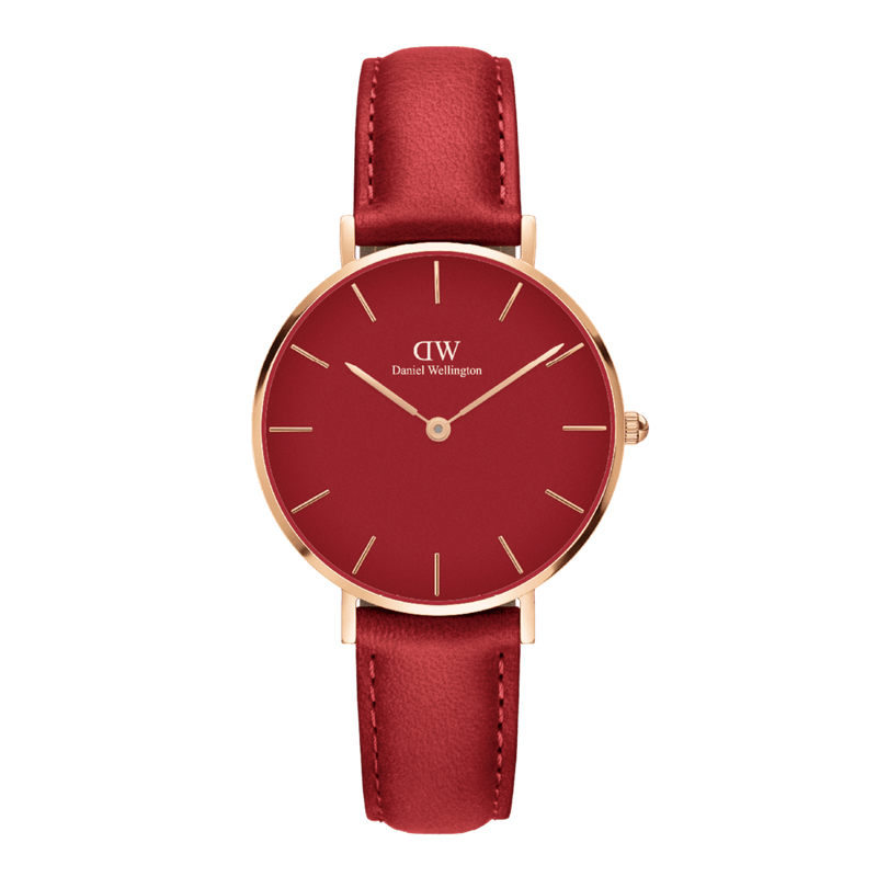 Daniel Wellington Petite 28mm Suffolk Red Dial Watch DW00100405