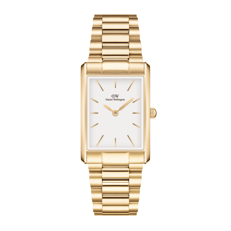 Daniel Wellington Bound 3-Link Gold White Dial Watch DW00100703