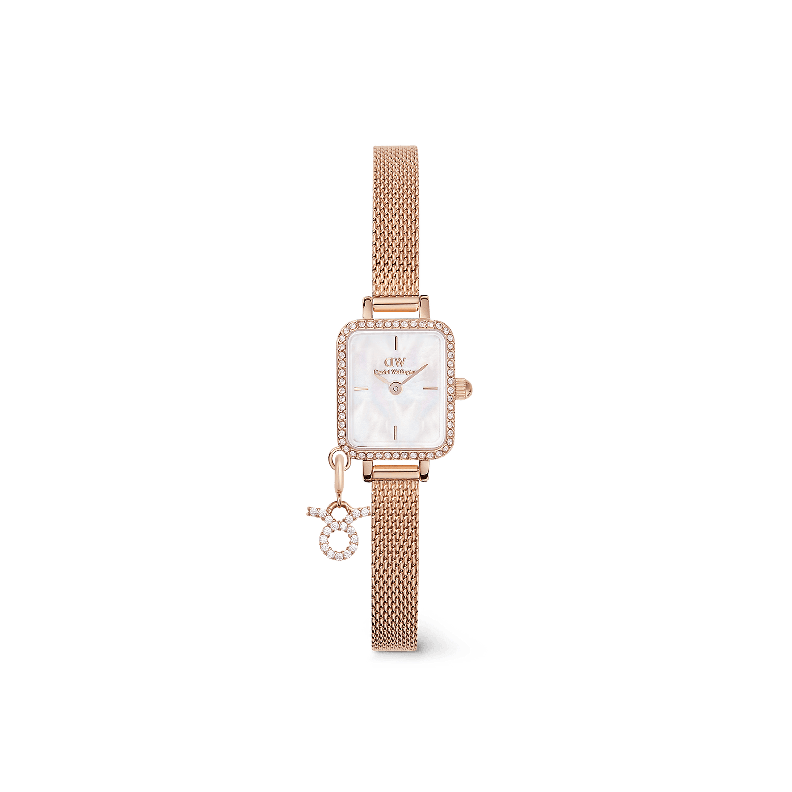 ダニエル・ウェリントン 時計Quadro Mini Melrose Onyx Quadro mini-onyx square dial watch for women | DW