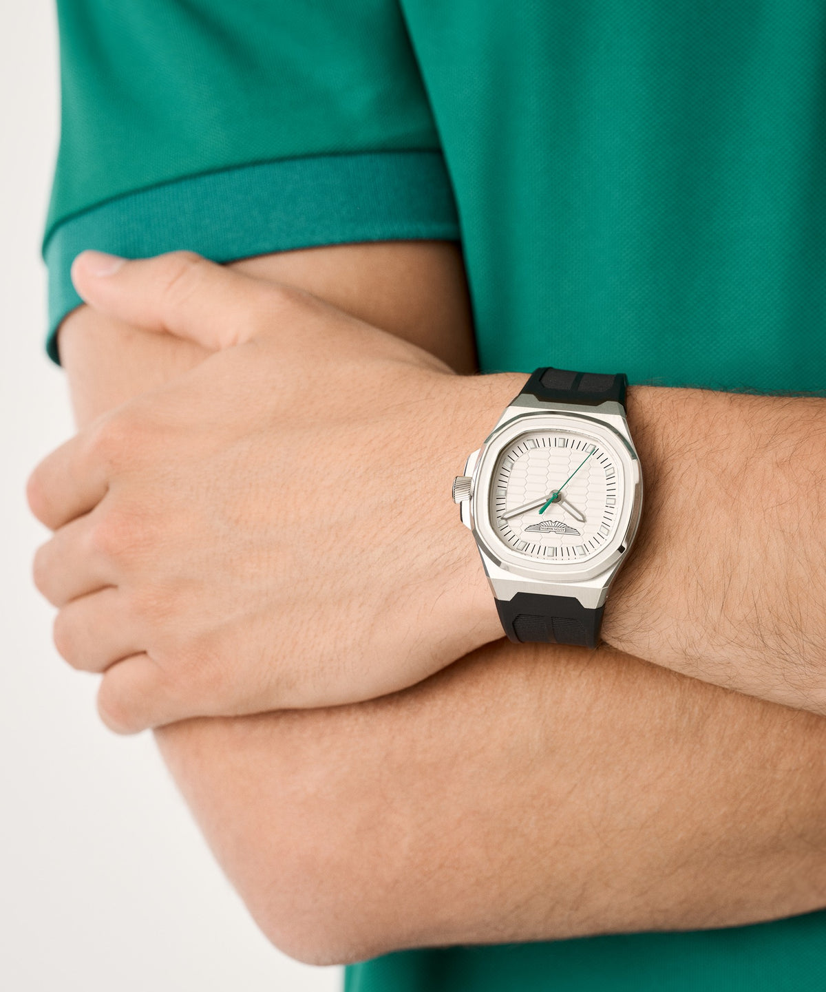 Aston Martin Icon GPQ MTIG1F502, on the wrist