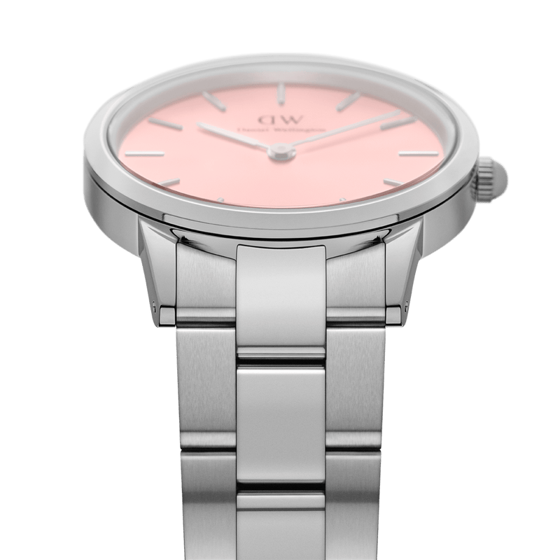 Daniel Wellington Iconic Link 32mm Pink Dial Watch DW00100535