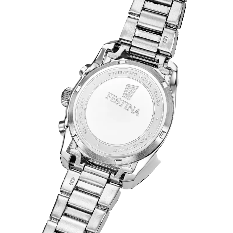 Festina Boyfriend Collection Green Dial Stainless Steel Watch F20753/3