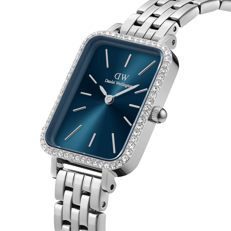 Daniel Wellington Quadro 20X26mm Bezel 5-Link Arctic Sunray