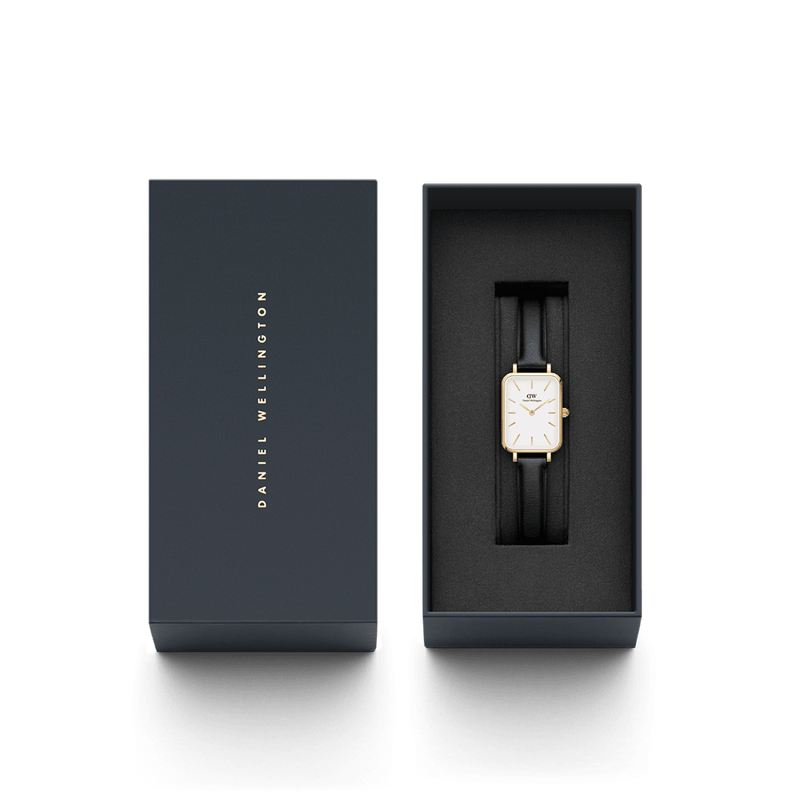 Daniel Wellington Quadro 20x26mm Pressed Sheffield White Dial Watch DW00100559