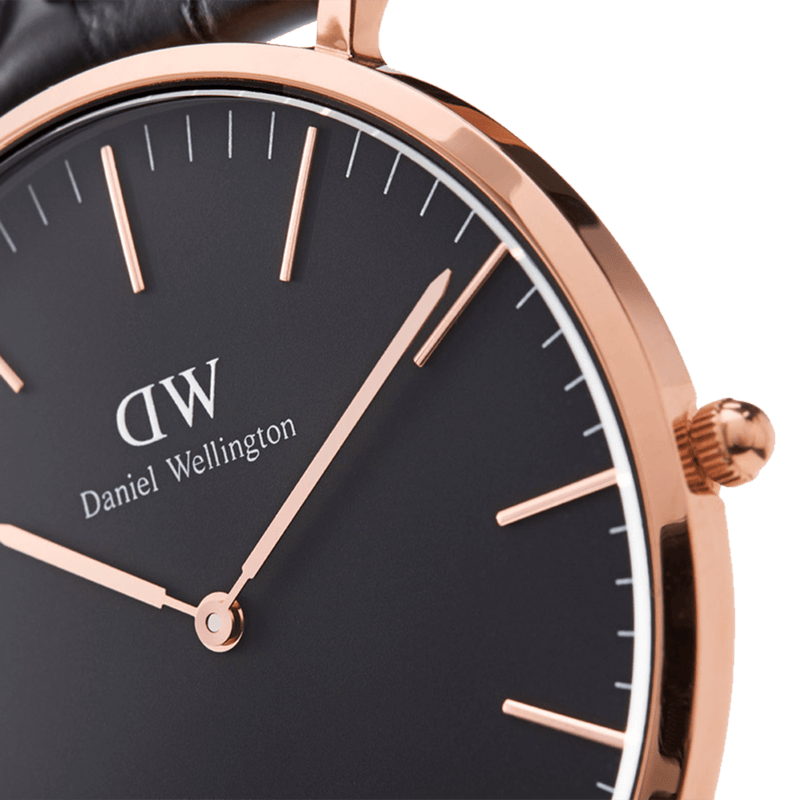 Daniel Wellington Classic 36mm St Mawes Black Dial Watch DW00100136