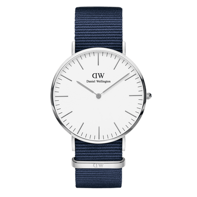 Daniel Wellington Classic 40mm Bayswate White Dial Watch DW00100276