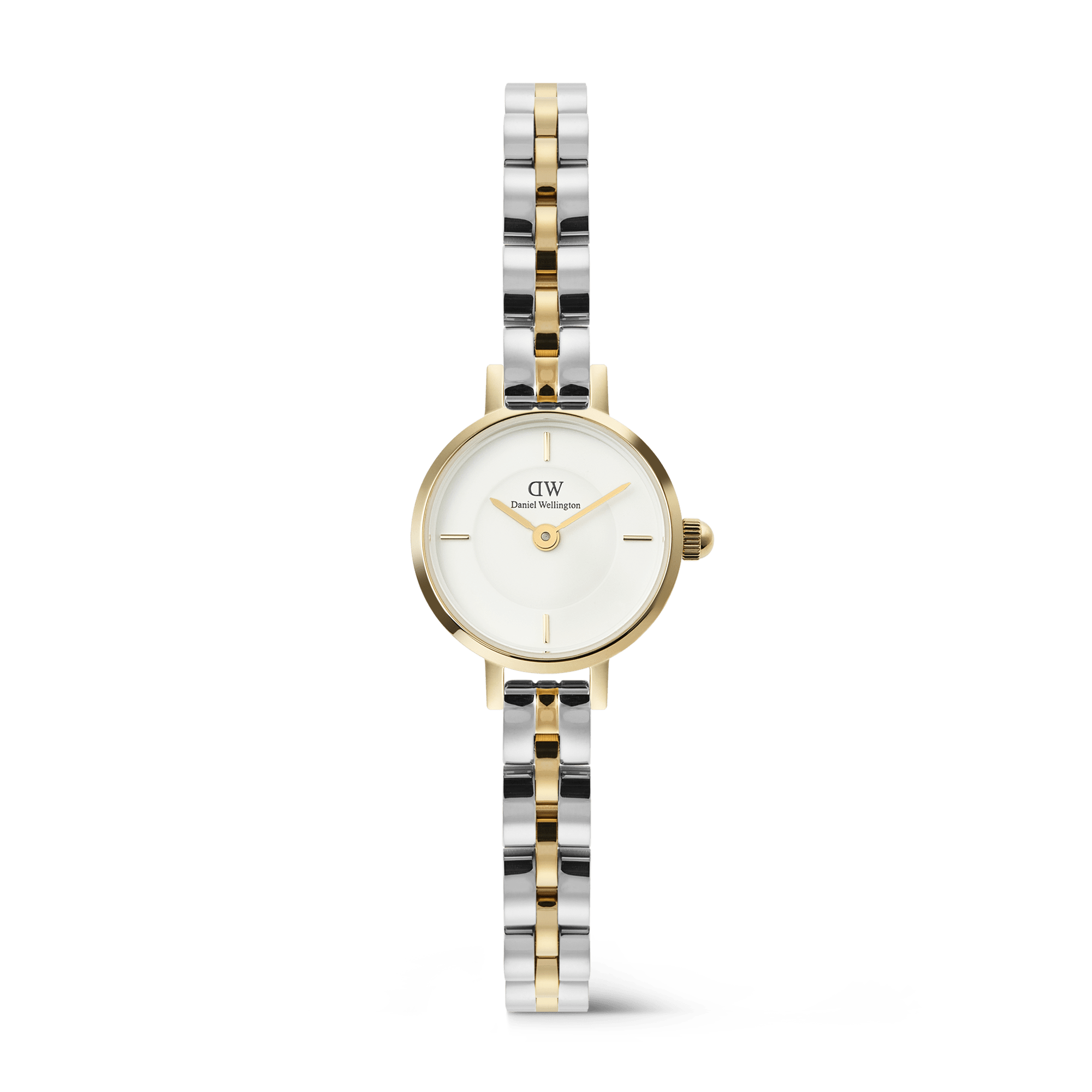 Daniel Wellington Petite Mini Arch 3-Link Two Tone Gold DW00100923