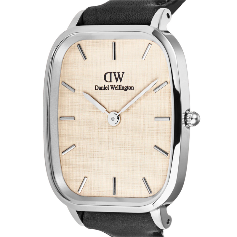 Daniel Wellington Marlon Sheffield Vintage Linen Pattern Dial Watch DW00100813