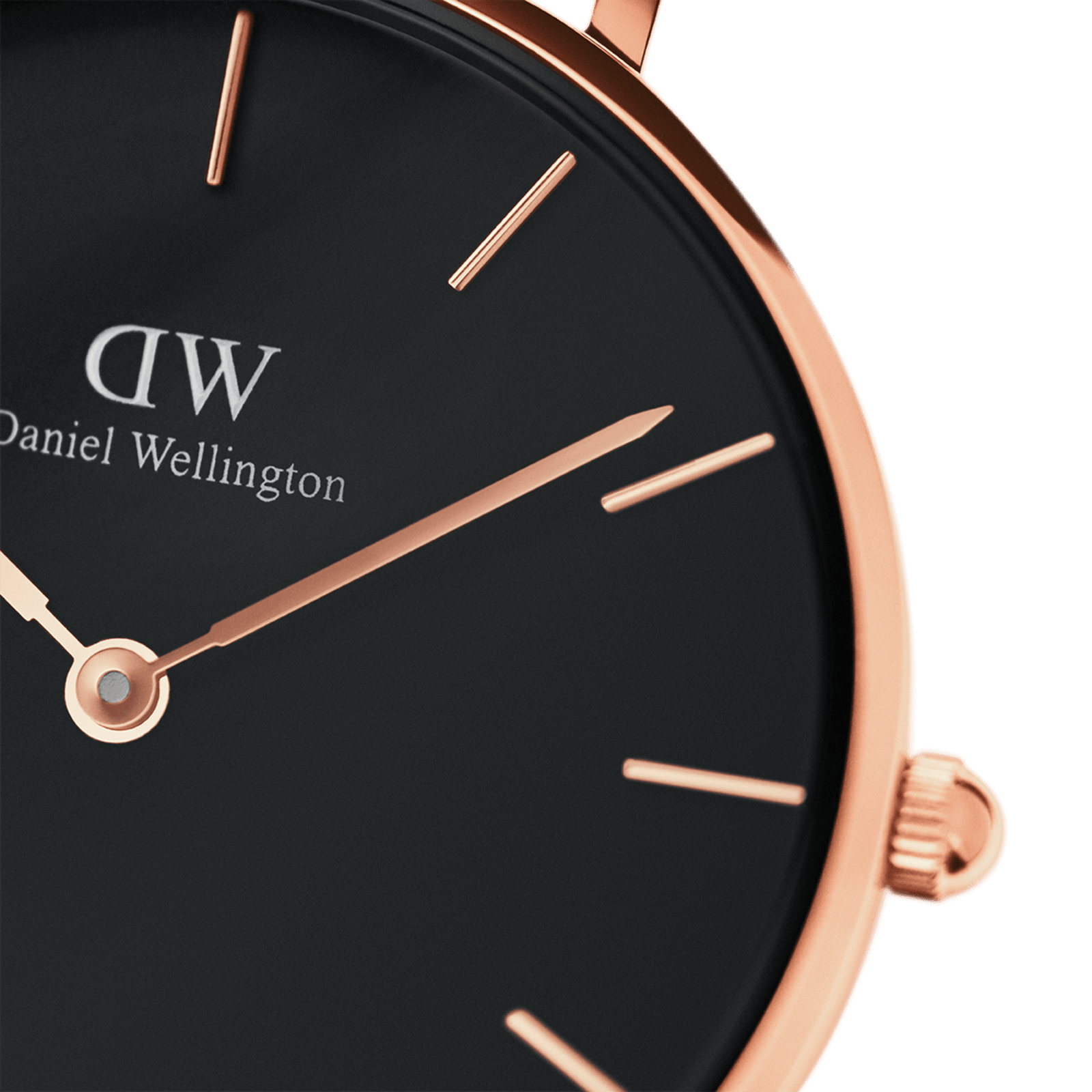Daniel Wellington 腕時計 PETITE ASHFIELD 36 DW00100308 Petite Ashfield - Black women's watch with rose gold | DW