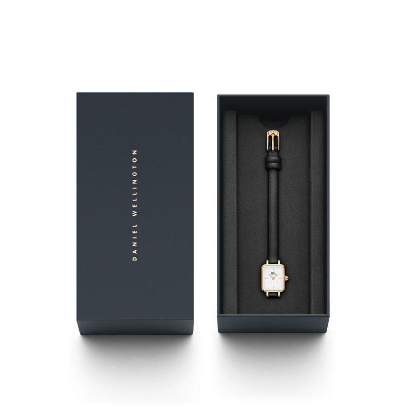 Daniel Wellington Quadro Mini Sheffield Gold Watch DW00100729