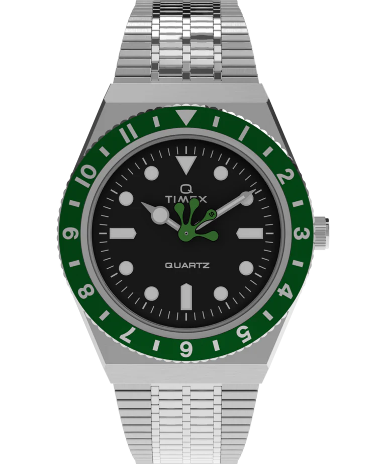 Timex x seconde/seconde/ 38mm Limited Edition Green Men's Watch TW2Y48100