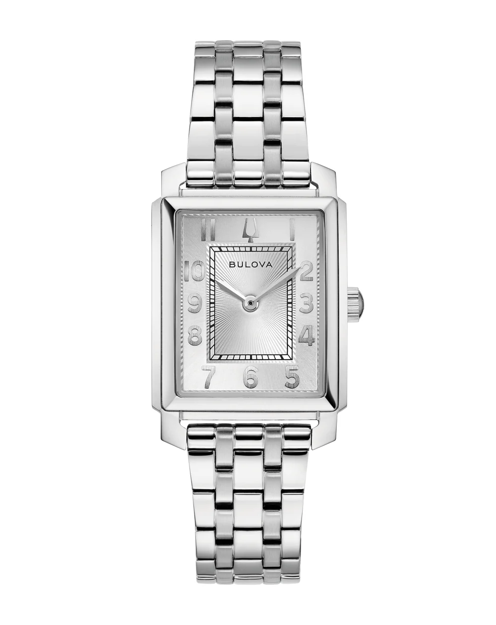 Bulova Sutton Silver Dial Stainless Steel Watch 96L349