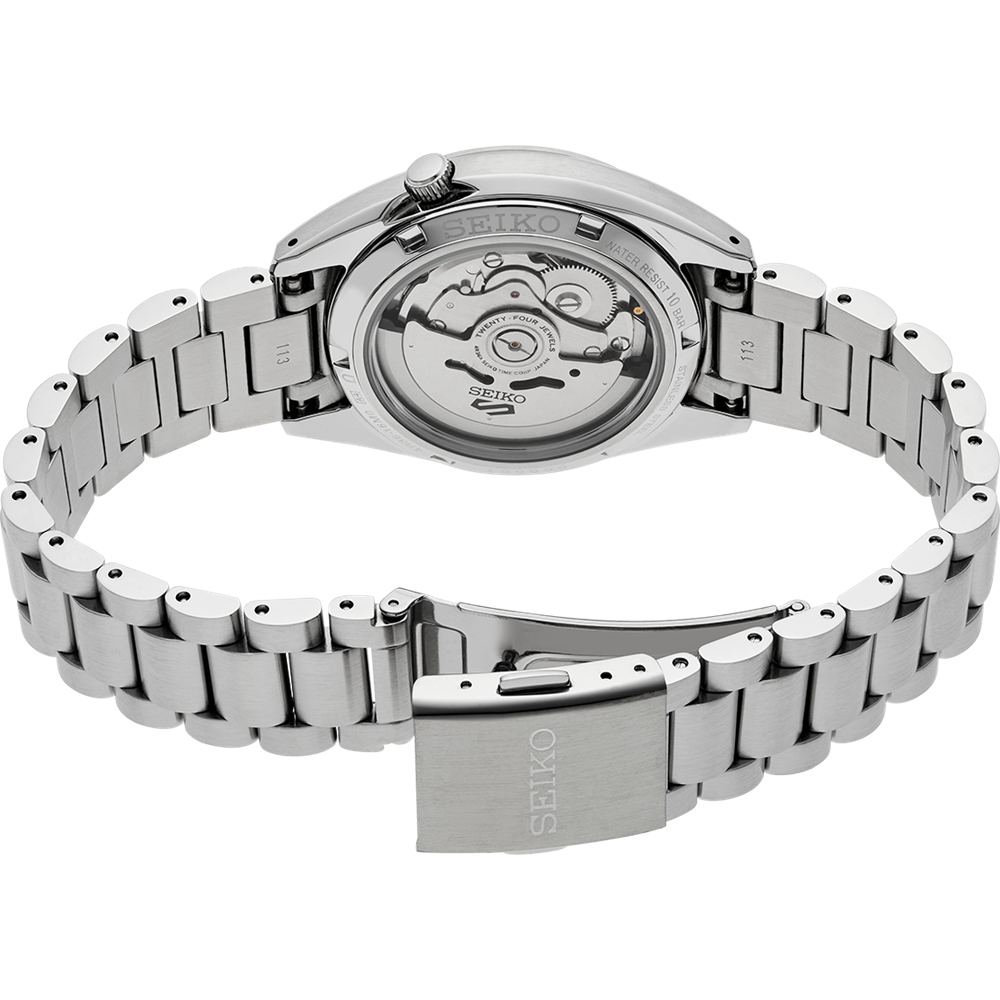 Seiko Everyday Carry SNXS Series Green Dial Stainless Steel Band SRPL57K