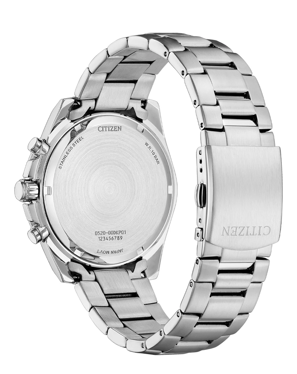 Citizen Quartz Sports Chronograph Black Dial Men's Watch AN8230-59E