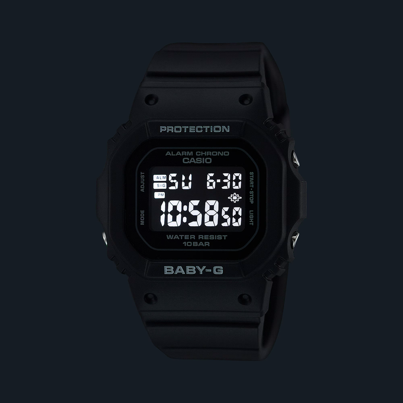 G-Shock Square Black Resin Band Watch BGD565U-1D