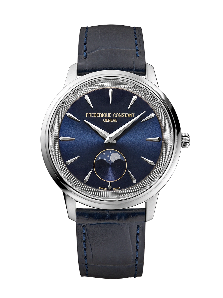 Frederique Constant Classics Moneta Moonphase Blue FC-206N3S6