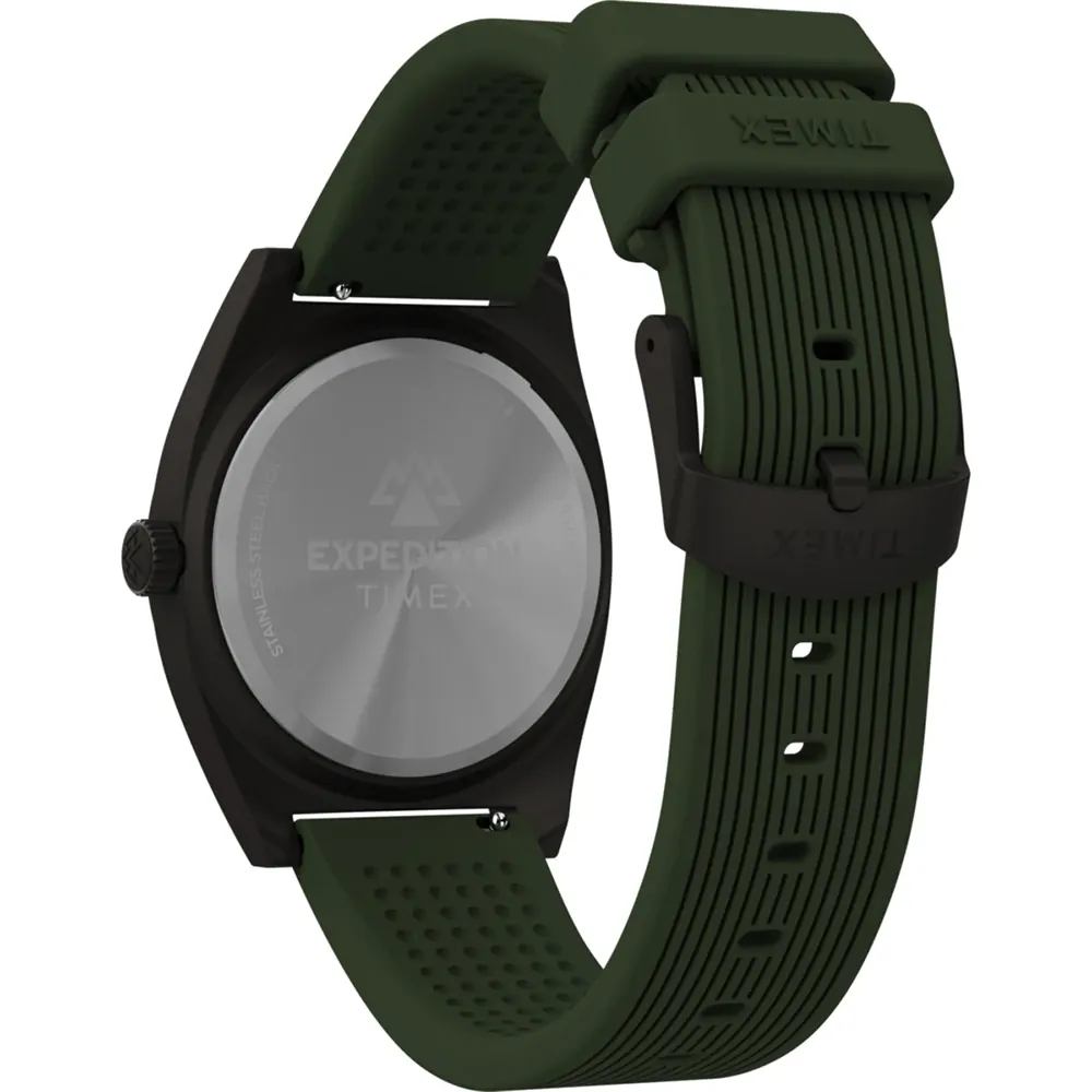 Timex Expedition Capstone Black Case and Dial Green Band TW2Y18000