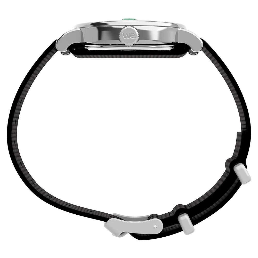 Timex Lab x Monolopy Weekender Black Leather Band with Monopoly Coloured Green TW2Y47000