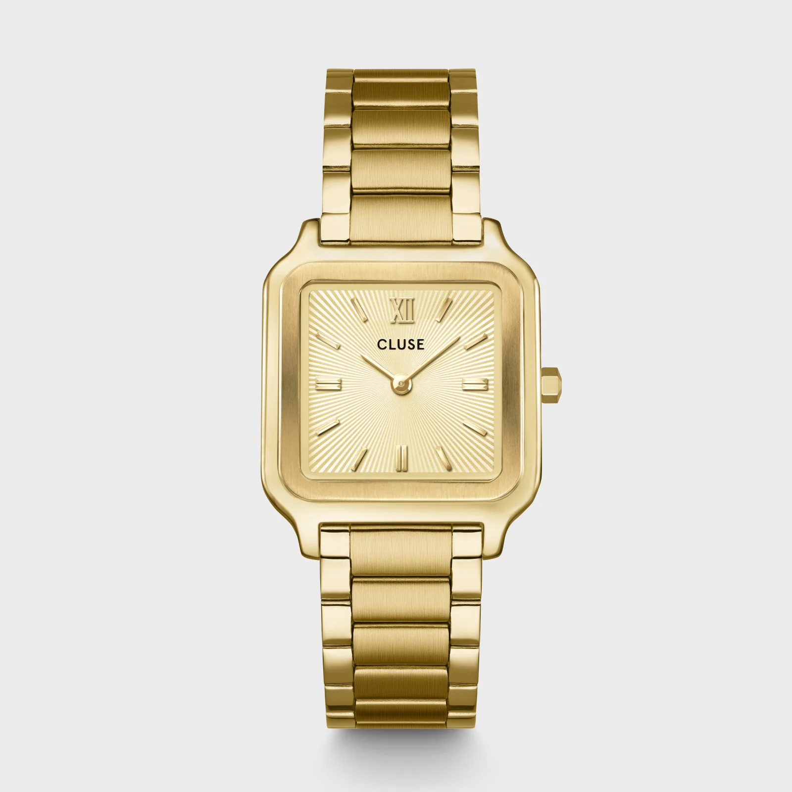 CLUSE Gracieuse Gold Dial Gold Sunray Tone Stainless Steel Bracelet CW11911