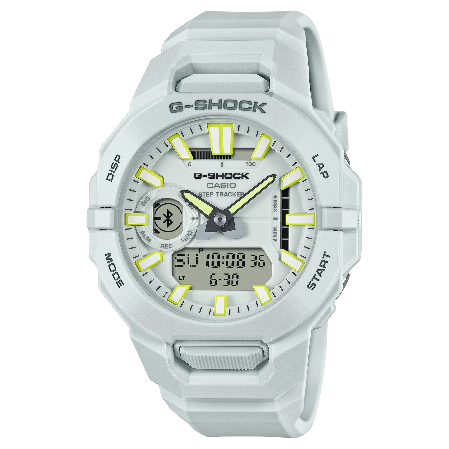 G-Shock Bluetooth White Resin Band Strava Watch GBA950-7A