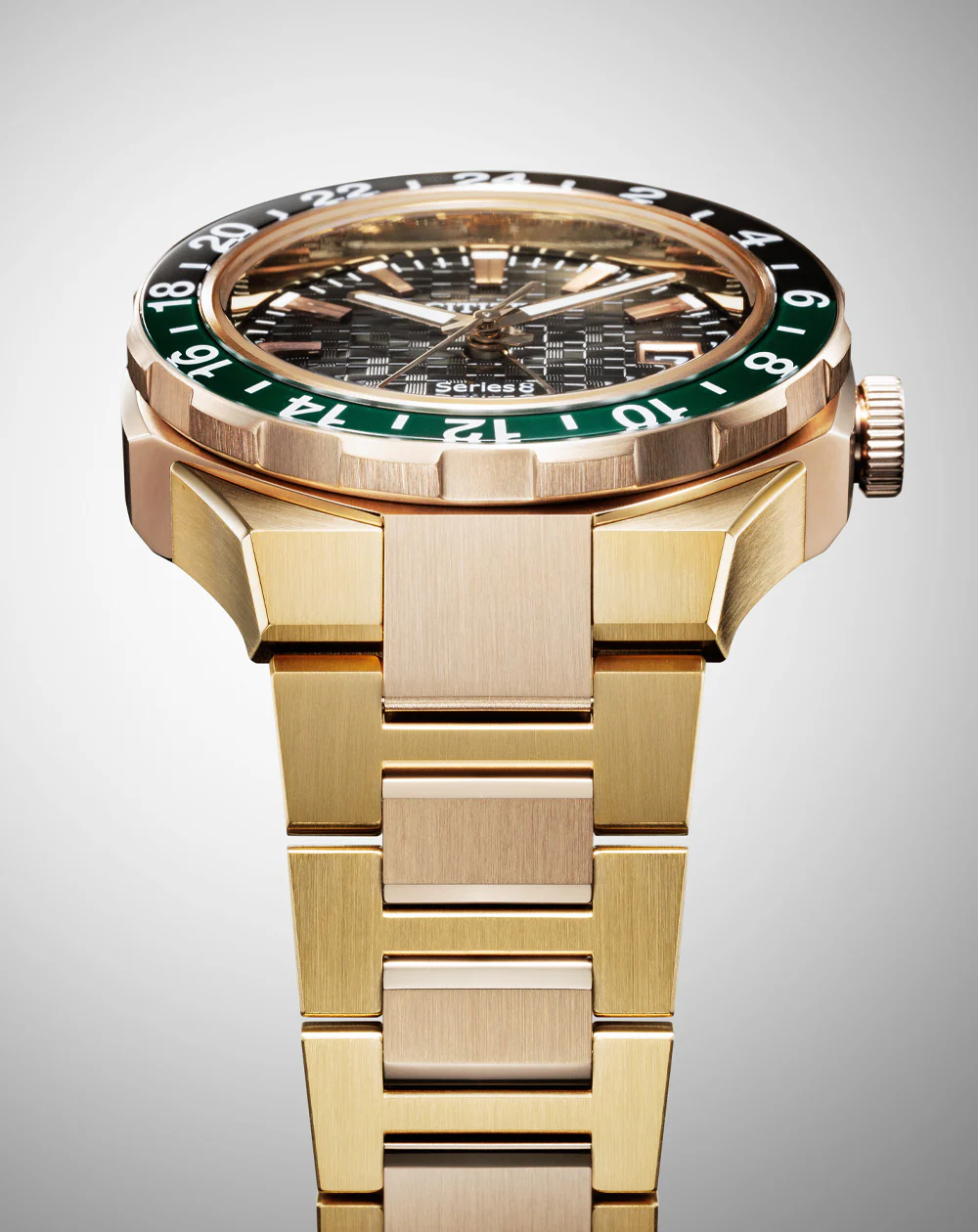 Citizen Series 8 Two Toned Gold and Rose Gold Mechanical Watch NB6033-51E