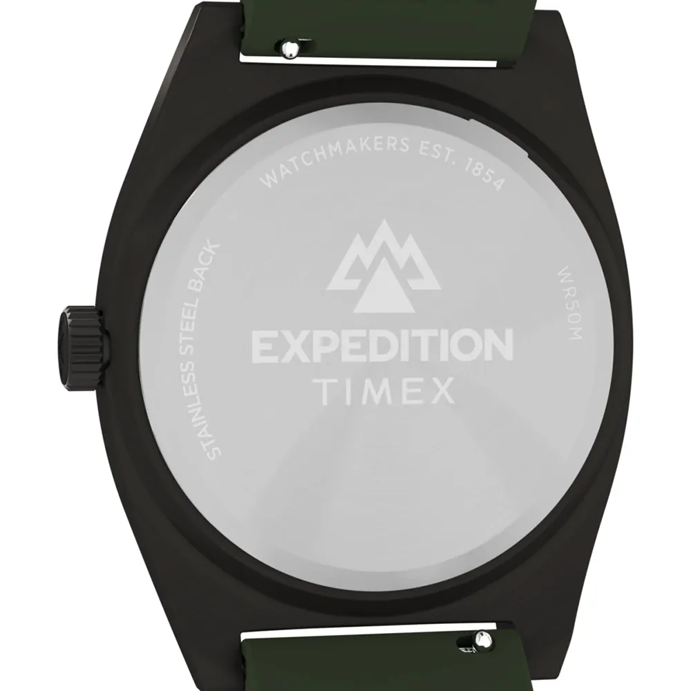 Timex Expedition Capstone Black Case and Dial Green Band TW2Y18000