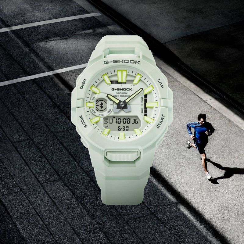 G-Shock Bluetooth White Resin Band Strava Watch GBA950-7A