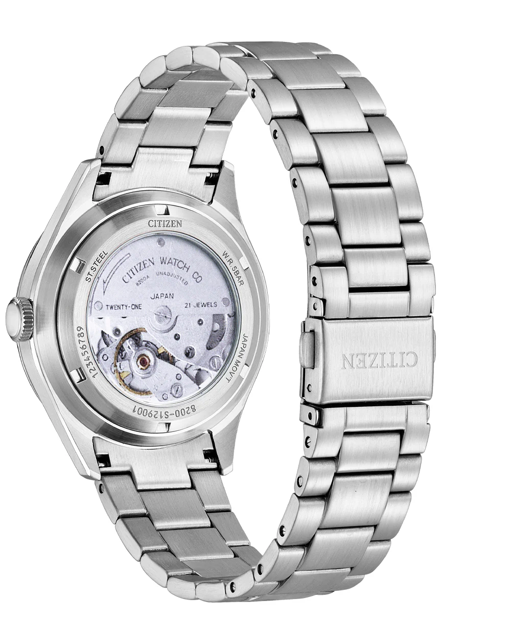 Citizen Automatic Stainless Steel White Dial Men's Watch NH8391-51A
