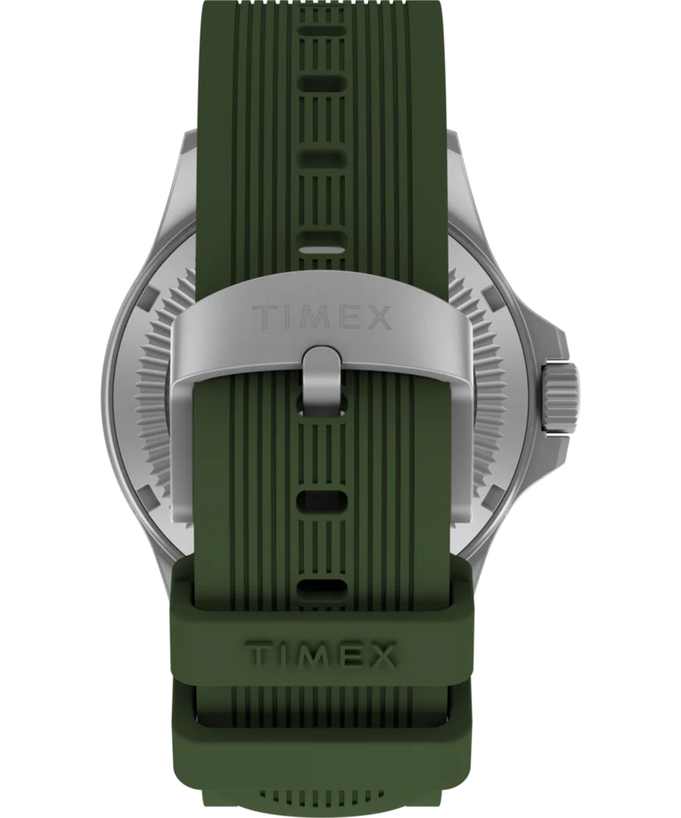 Timex Expedition® Field Post Solar Green Rubber Band Black Dial Watch TW2Y31600