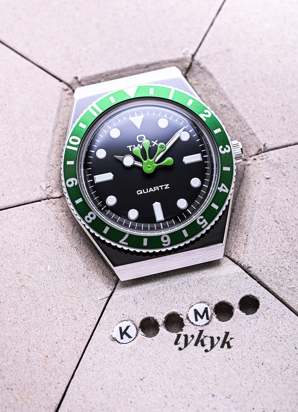 Timex x seconde/seconde/ 38mm Limited Edition Green Men's Watch TW2Y48100