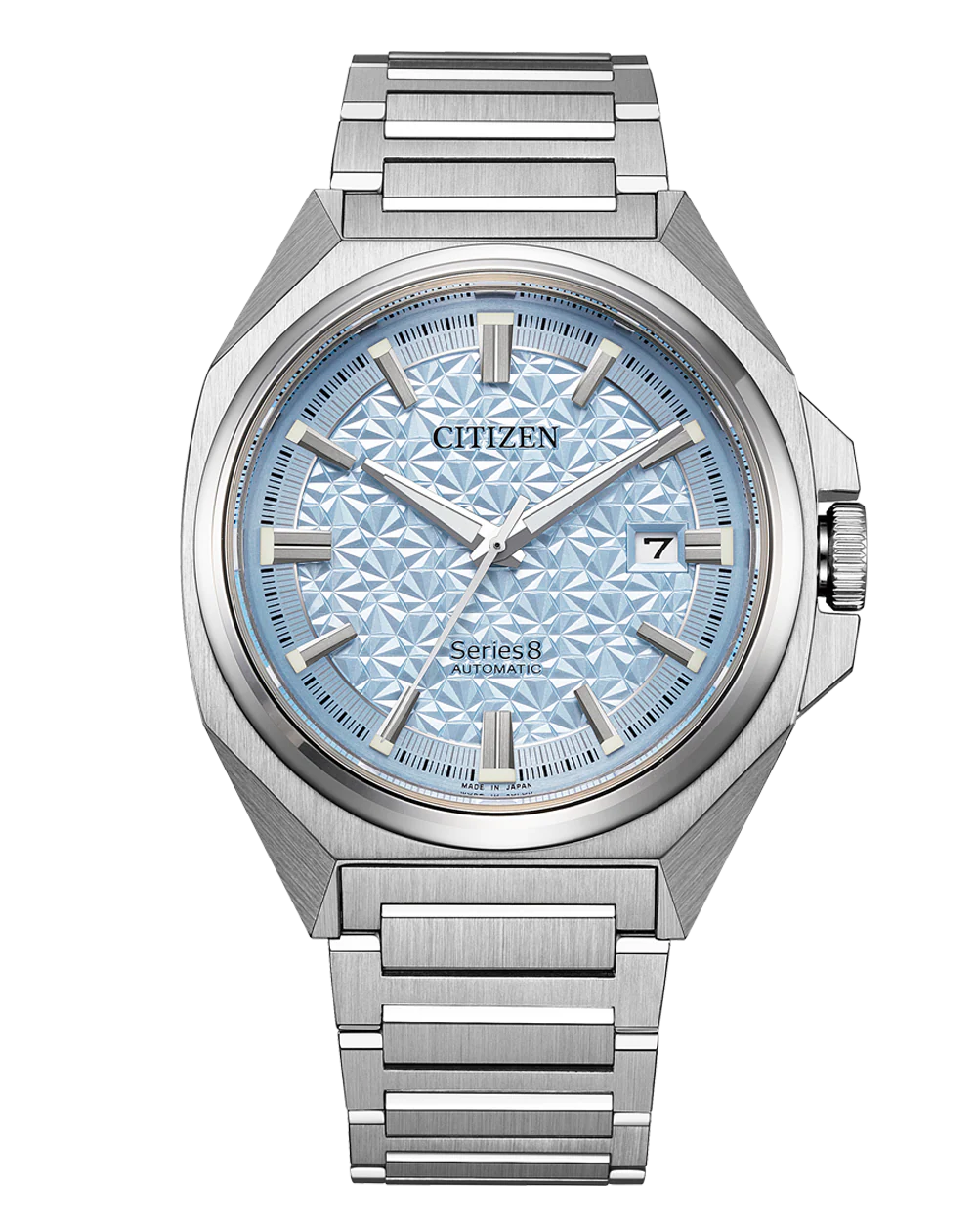 Citizen Series 8 Stainless Steel Blue Dial Watch NB6051-59L