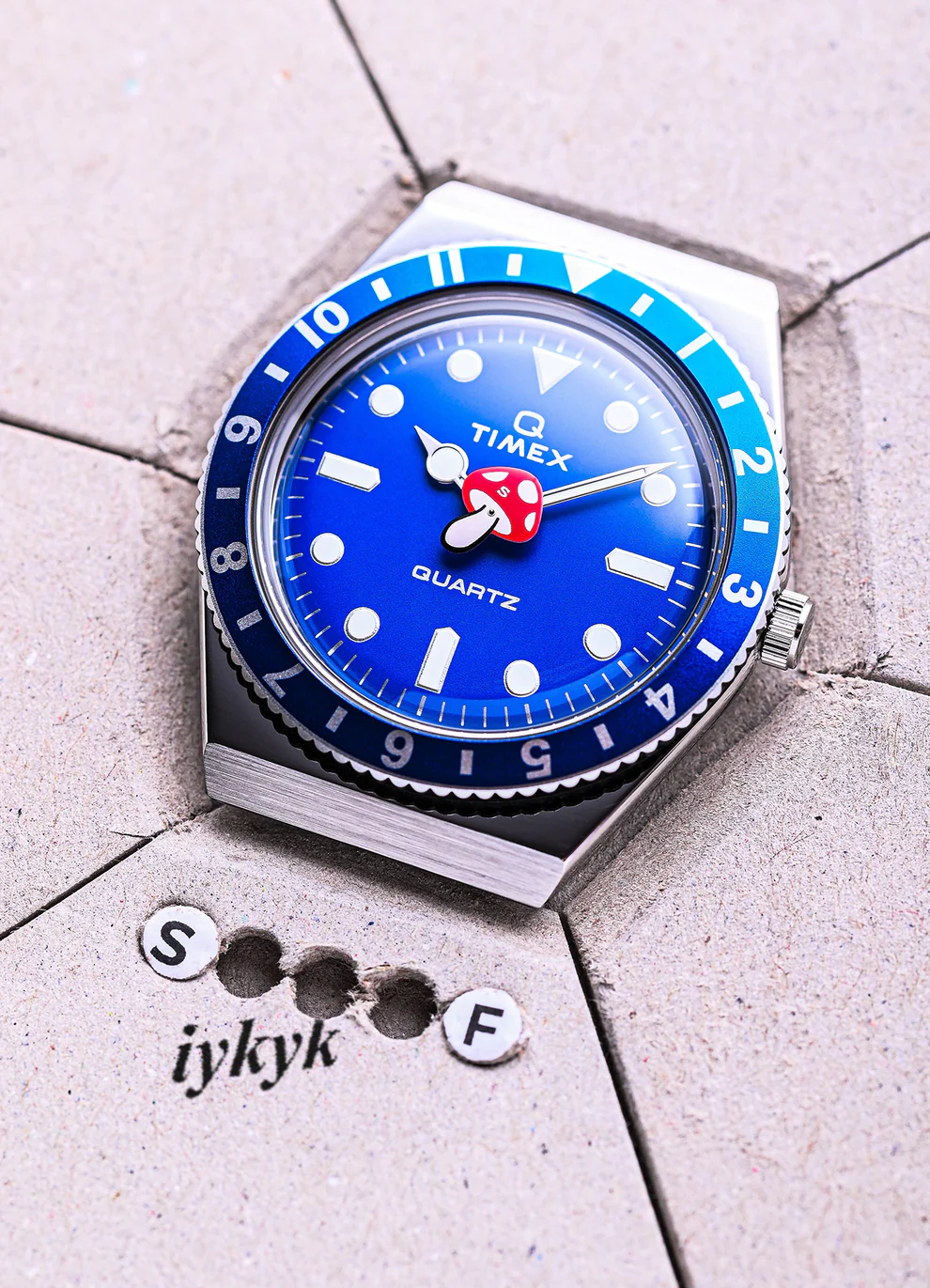 Timex x seconde/seconde/Mushroom 38mm Limited Edition Blue Men's Watch TW2Y48200