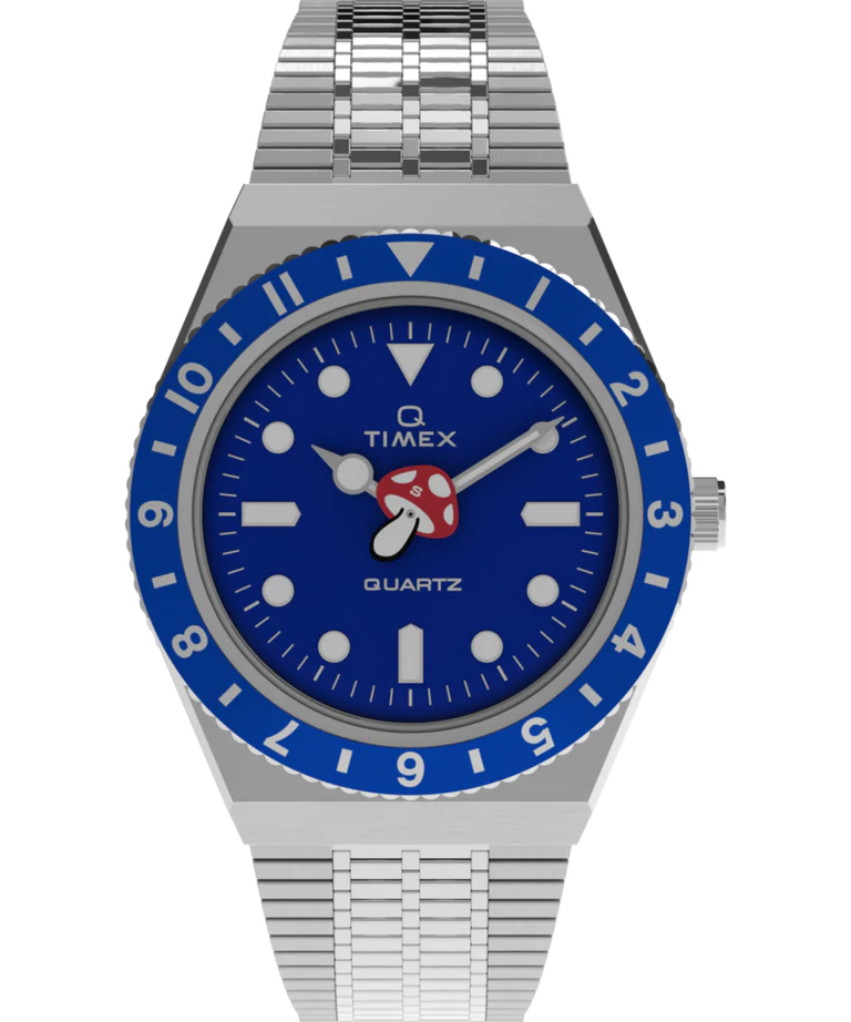 Timex x seconde/seconde/Mushroom 38mm Limited Edition Blue Men's Watch TW2Y48200