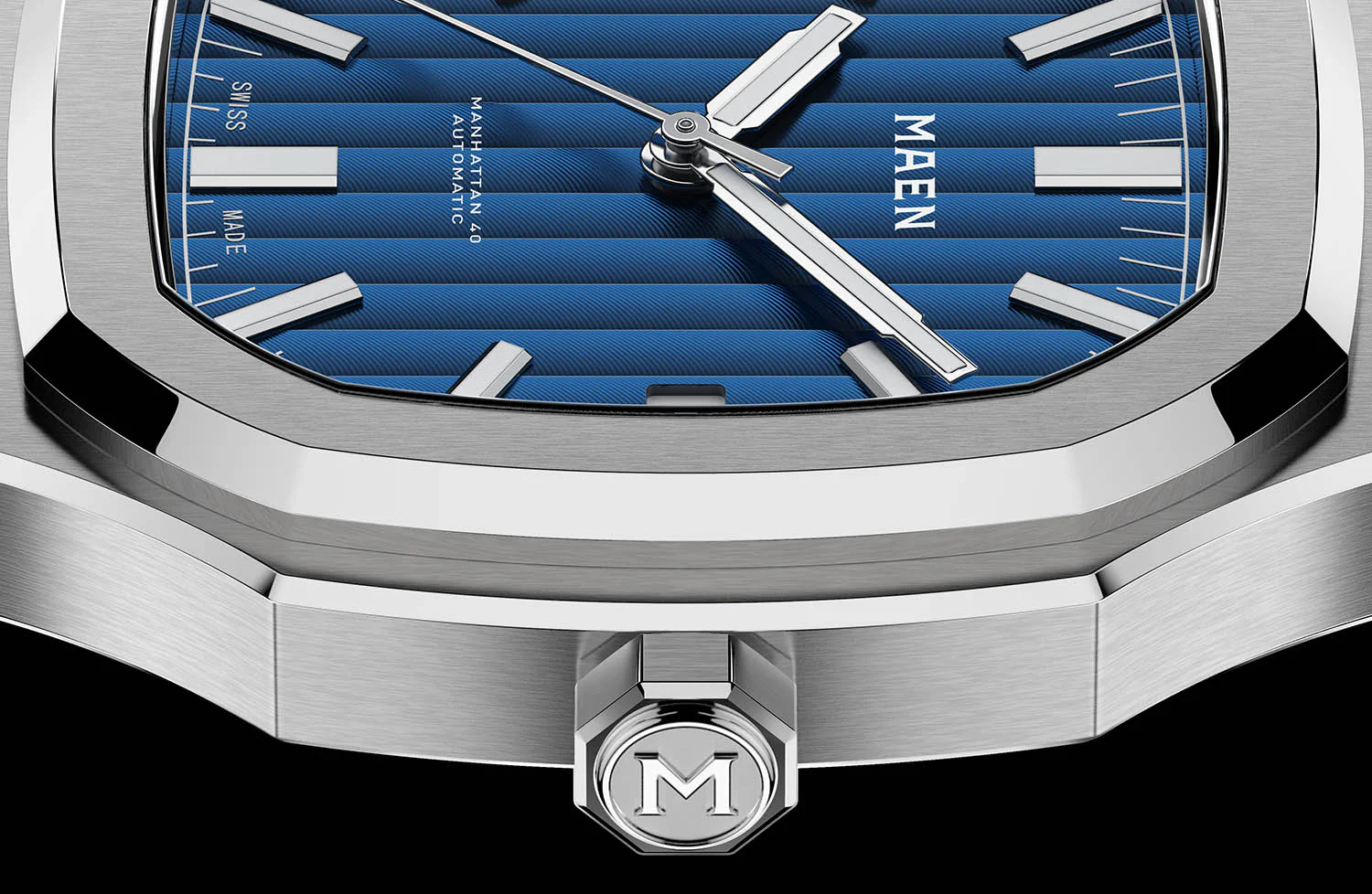 MAEN Manhattan 40 Blue Dial Date Display Automatic Watch M3.1.1