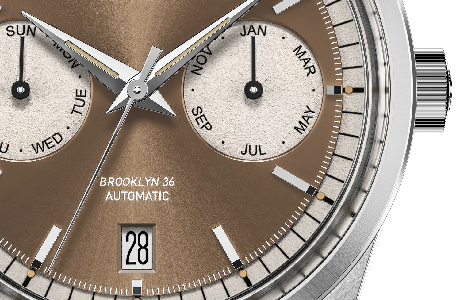 MAEN M5.1.6 Brooklyn 36 Triple Calendar Automatic Watch