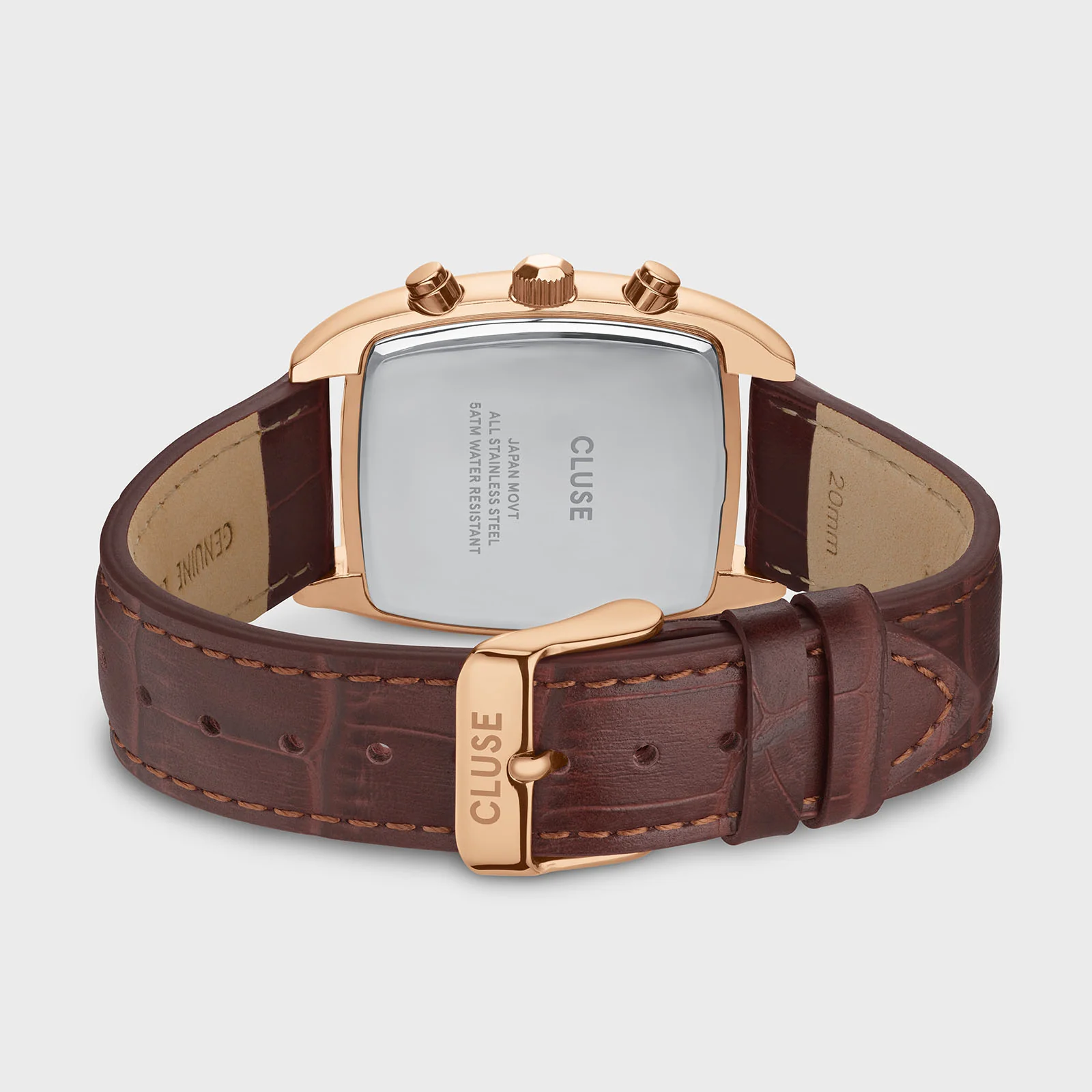 CLUSE Quartaut Chrono Brown Dial and Band CW52006