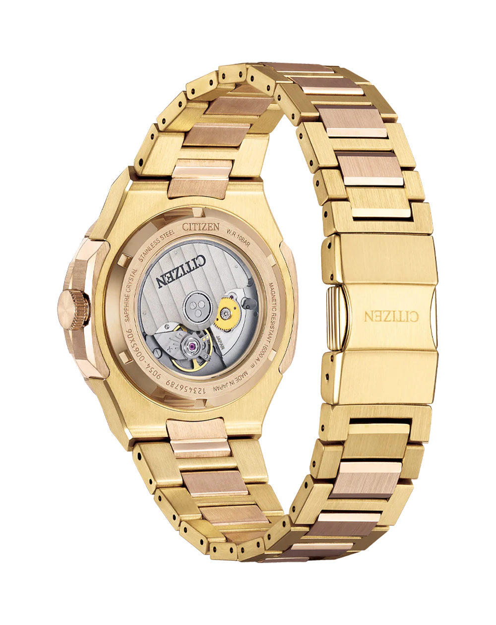 Citizen Series 8 Two Toned Gold and Rose Gold Mechanical Watch NB6033-51E