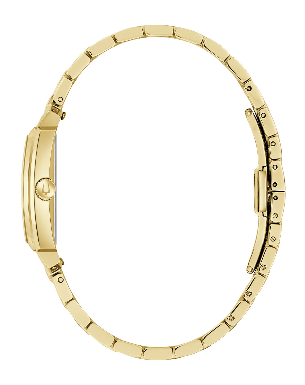 Bulova Sutton White Dial Gold Stainless Steel Watch 97L186