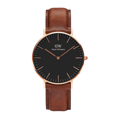 Daniel Wellington Classic 36mm St Mawes Black Dial Watch DW00100136