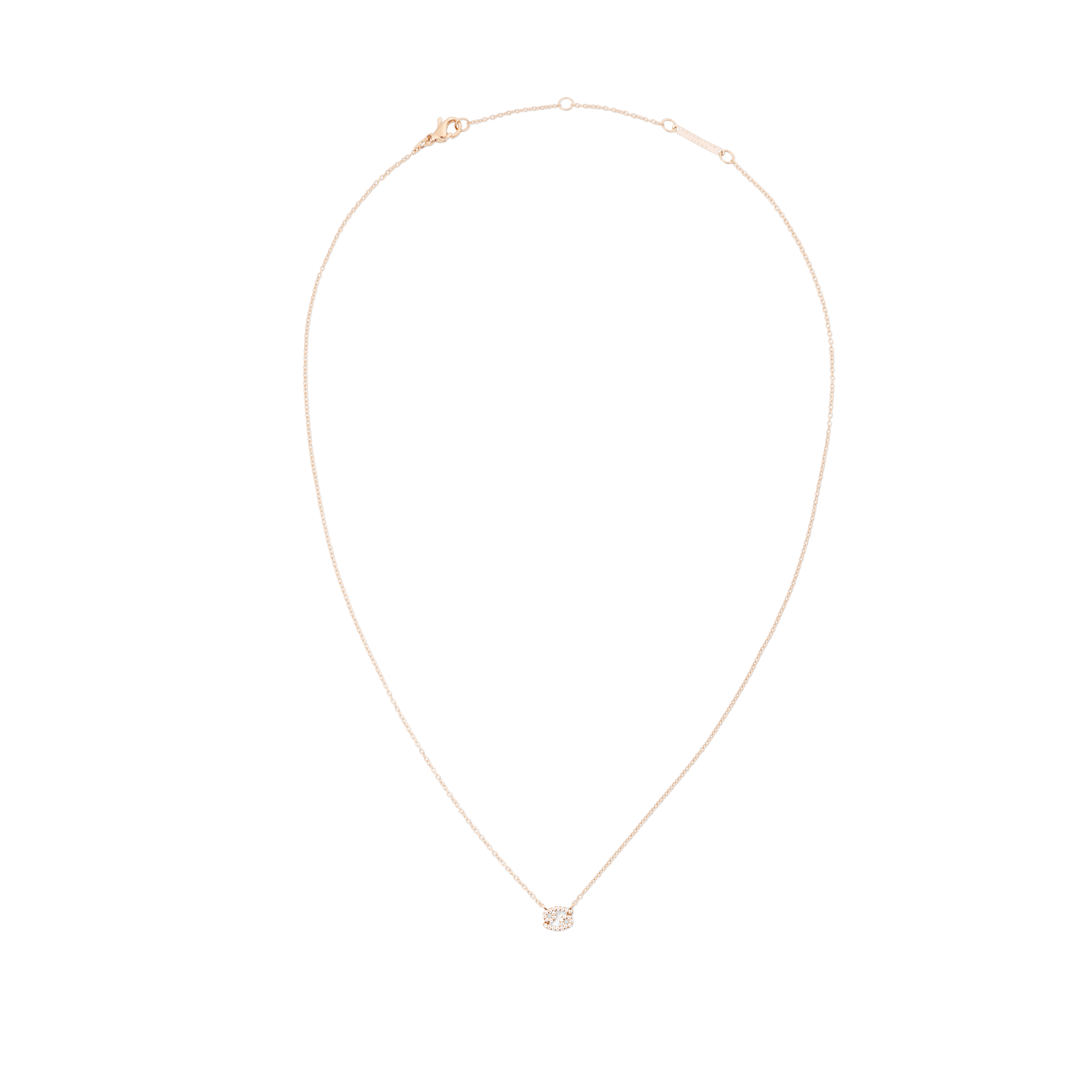 Daniel Wellington Zodiac Crystal Necklace Rose Gold